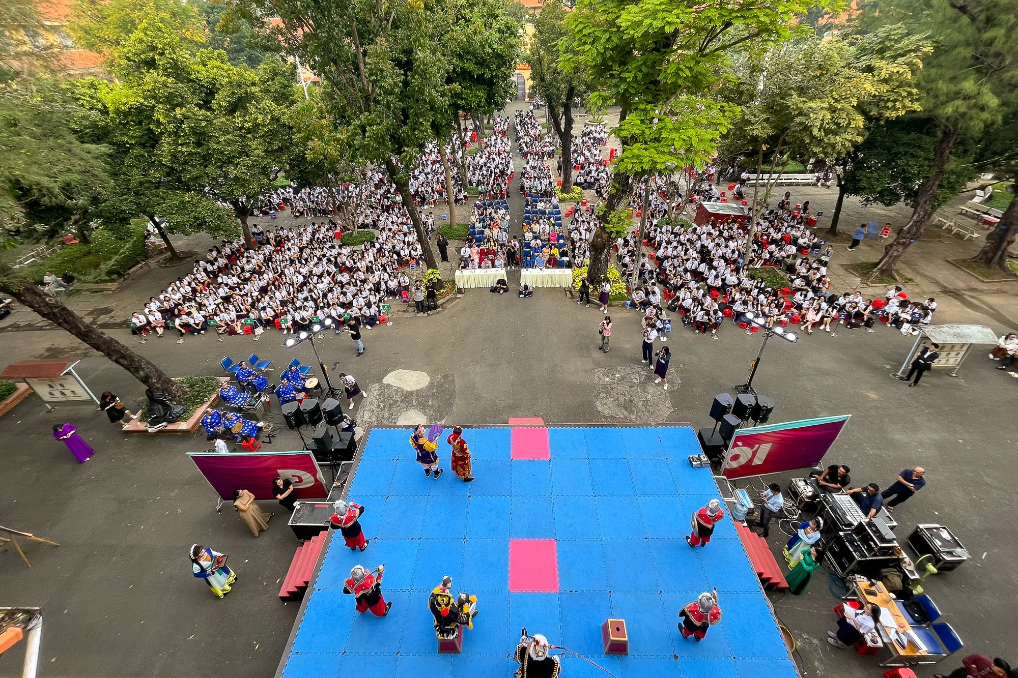 Trầm trồ khi học sinh hát bội, diễn cải lương, múa rối nước với nghệ sĩ - Ảnh 18.