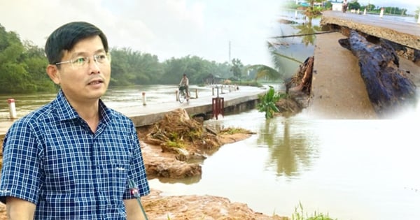 Construcción urgente de proyecto para reparar dique dañado por inundaciones en Quang Ngai