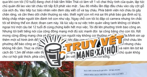 Công an vào cuộc vụ tố chủ quán cà phê nổi tiếng đánh đập dã man bé trai ở Đà Nẵng