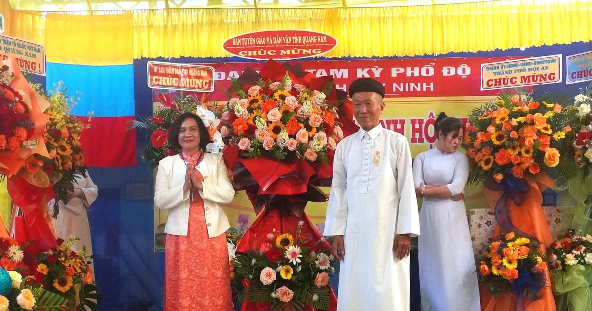 Création du Conseil représentatif du Saint-Siège caodaïste de Tay Ninh à Quang Nam