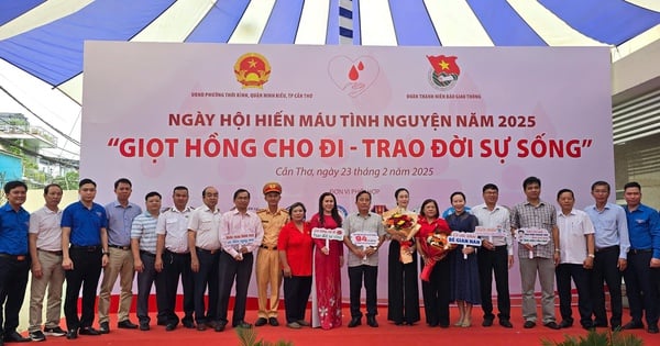 Giao thong Newspaper cooperates to organize Voluntary Blood Donation Day 2025 in Can Tho