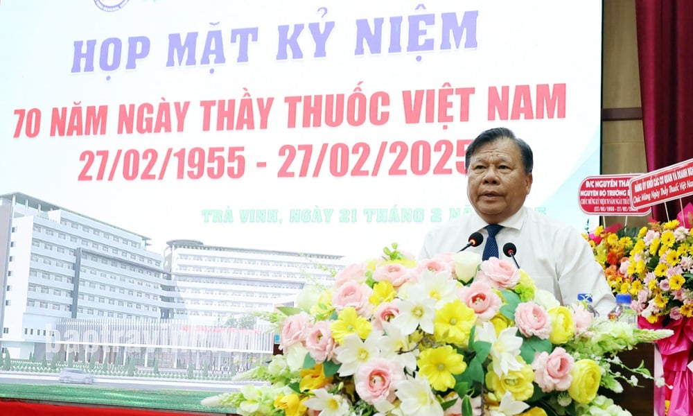 Bệnh viện Đa khoa Trà Vinh họp mặt kỷ niệm 70 năm ngày Thầy thuốc Việt Nam