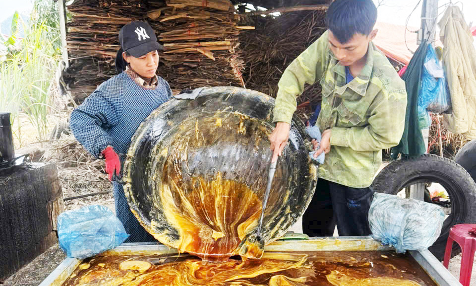 Quang Hoa se concentre sur le soutien aux produits des villages artisanaux et aux produits de spécialité