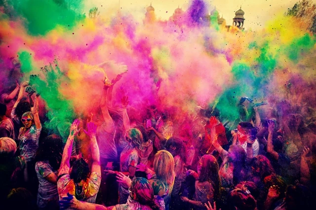 Come to India to join the colorful festival of Holi and experience unique culture