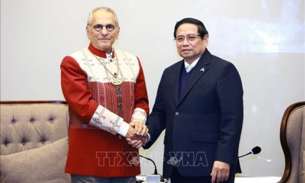 El Primer Ministro Pham Minh Chinh recibe al Presidente de Timor-Leste