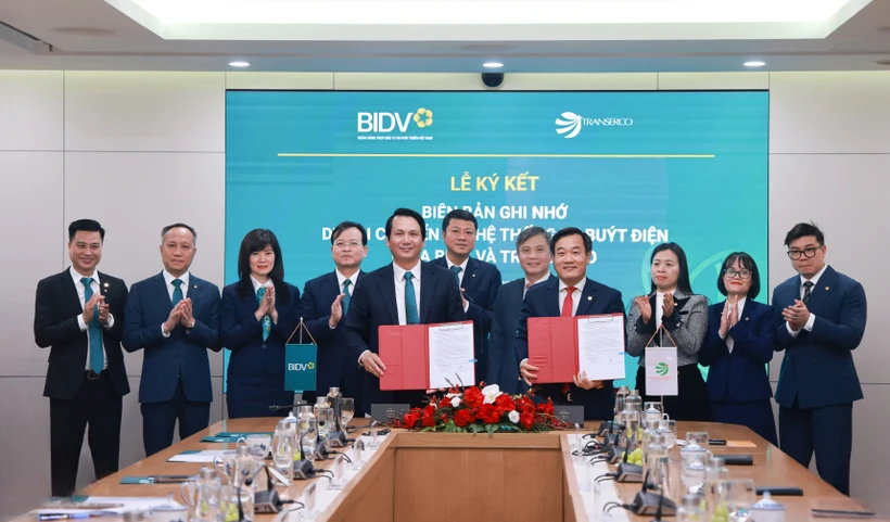 BIDV and Transerco cooperate to promote the development of "green transportation"