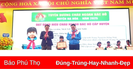 Congrès des bons enfants de l'oncle Ho du district de Ha Hoa en 2025