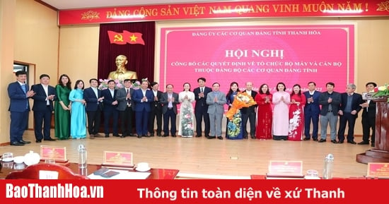 The first conference of the Party Executive Committee of Thanh Hoa Provincial Party agencies, term 2020-2025