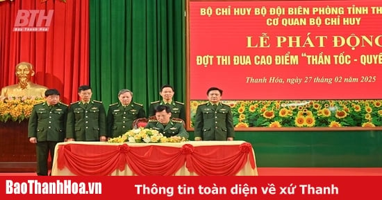 Phát động đợt thi đua cao điểm “Thần tốc