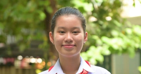 A Khanh Hoa student was recognized as a typical young Vietnamese face in 2023.