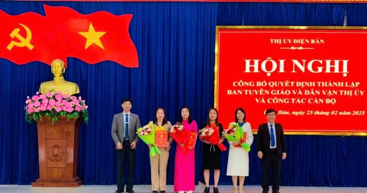 Establishment of the Propaganda and Mass Mobilization Committee of Dien Ban City Party Committee