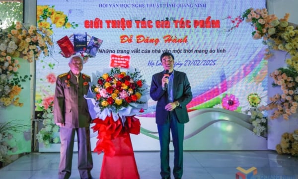 La Asociación de Literatura y Artes de Quang Ninh organiza la presentación de la obra "Do Dang Hanh - Páginas escritas por un escritor en la época de los soldados"