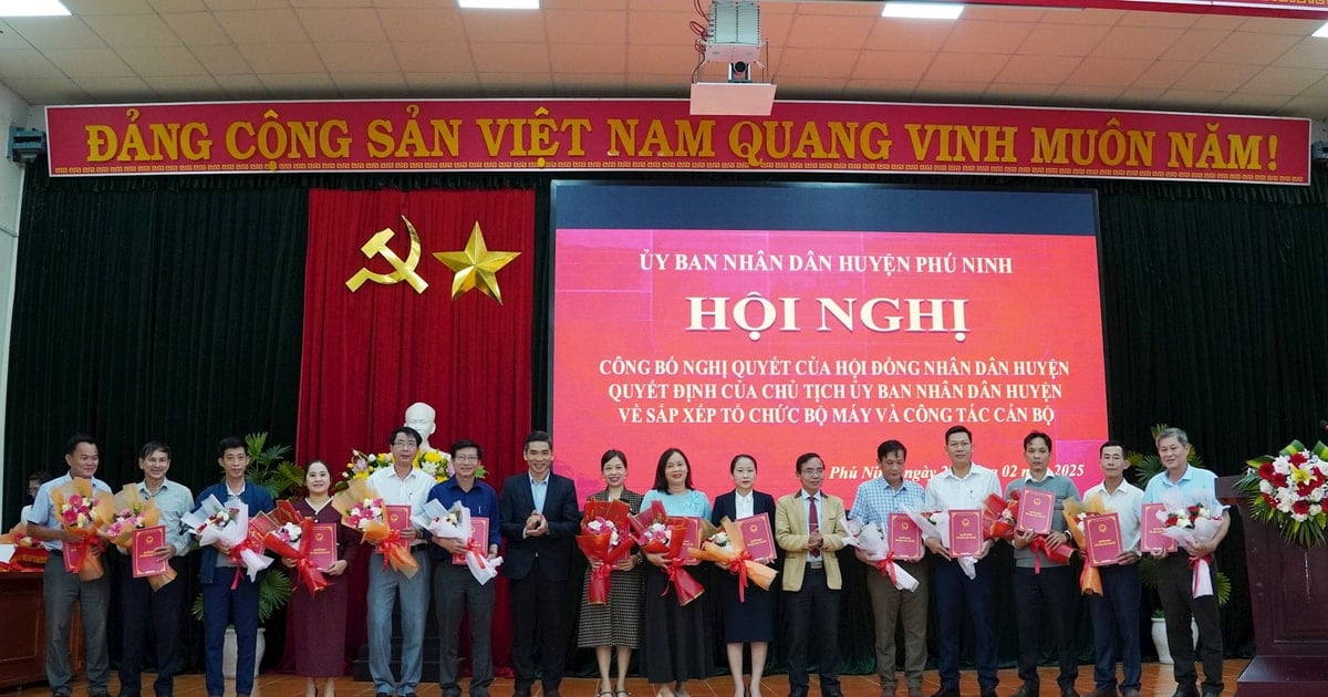 Phu Ninh gründete und organisierte spezialisierte Agenturen unter dem Bezirksvolkskomitee.