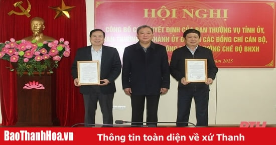 Thanh Hoa City announces decisions on retired officials and civil servants according to Decree 178 of the Government