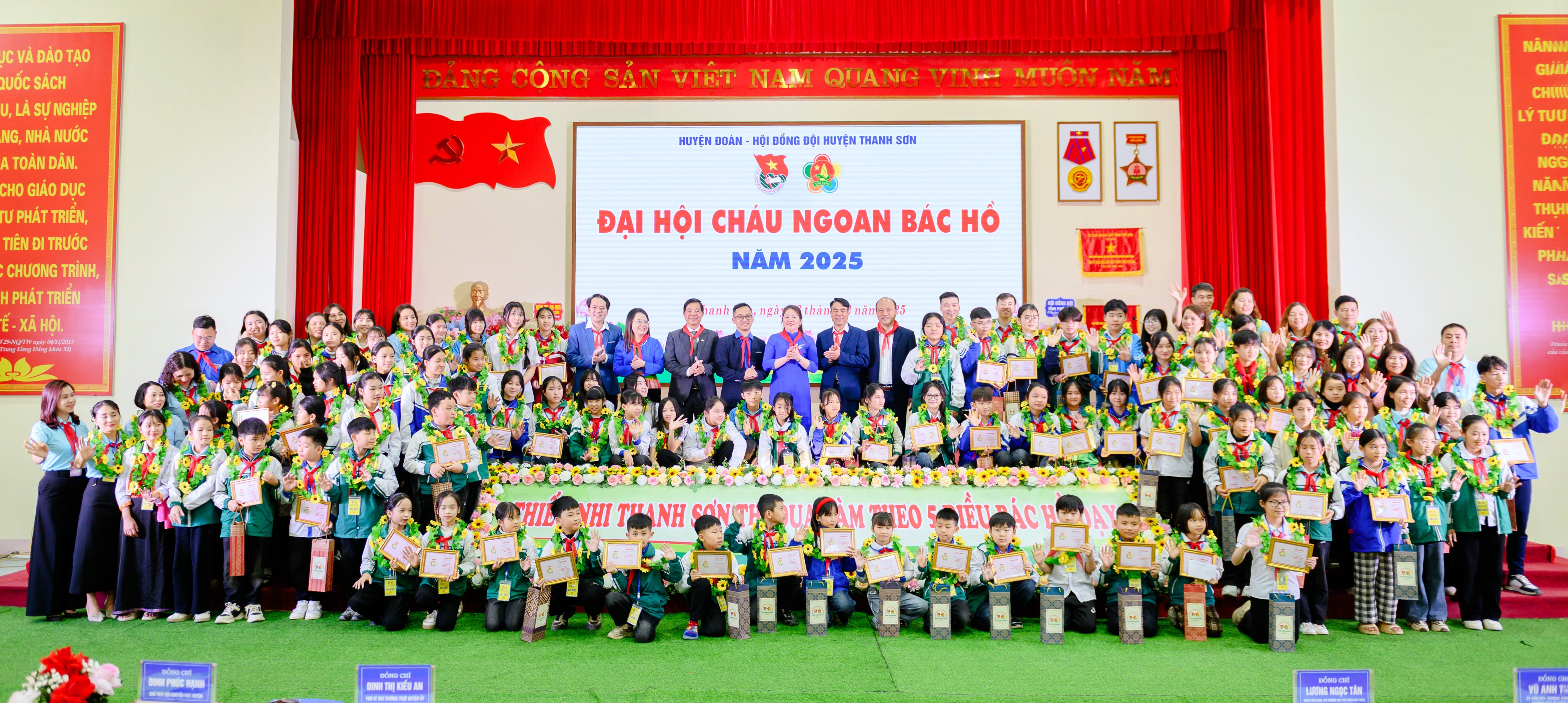 Đại hội Cháu ngoan Bác Hồ huyện Thanh Sơn năm 2025