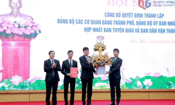 Dong Trieu City: Streamlining staff, restructuring apparatus