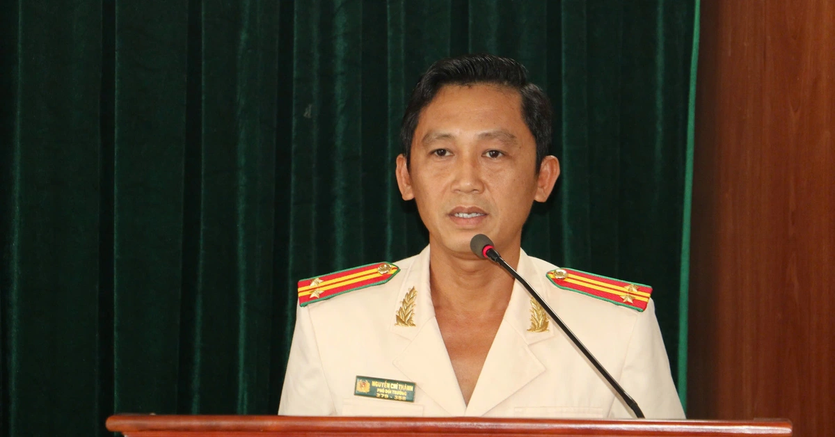 Hero of the People's Armed Forces Nguyen Chi Thanh holds the position of Deputy Head of the Fire Prevention and Rescue Police Department of Ho Chi Minh City.