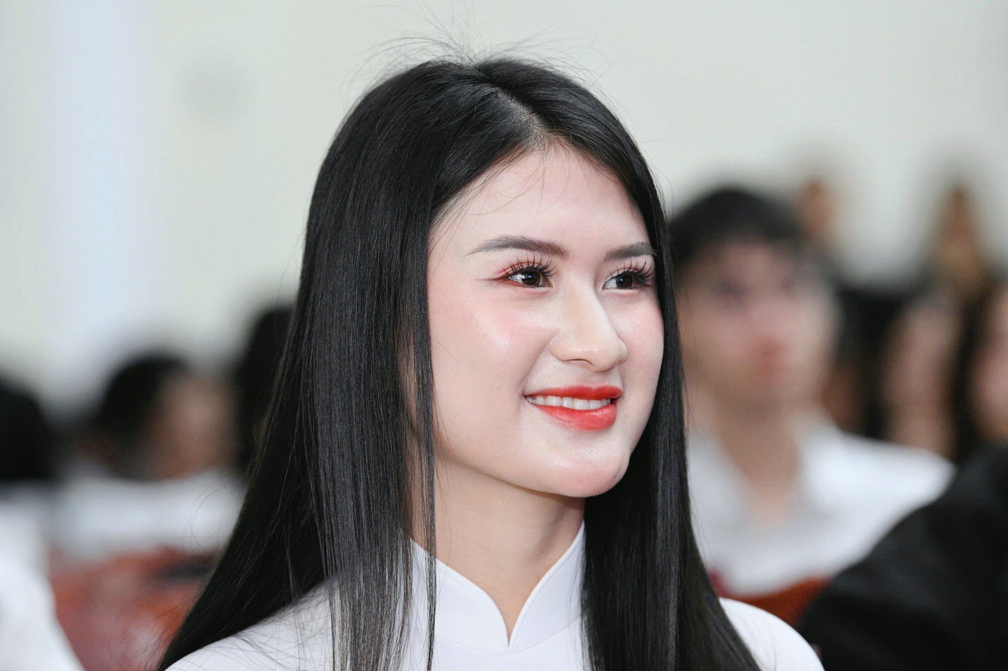 La beauté de l'égérie Hue lors de la journée de recrutement de Miss Vietnam 2024 photo 5