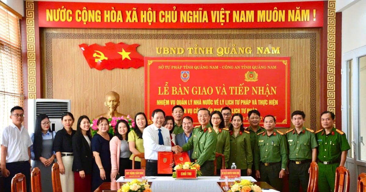 La police provinciale de Quang Nam prend en charge la gestion des casiers judiciaires