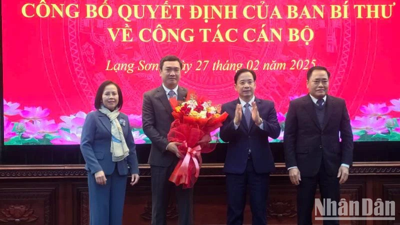 Le camarade Nguyen Canh Toan occupe le poste de secrétaire adjoint du Comité provincial du Parti de Lang Son.