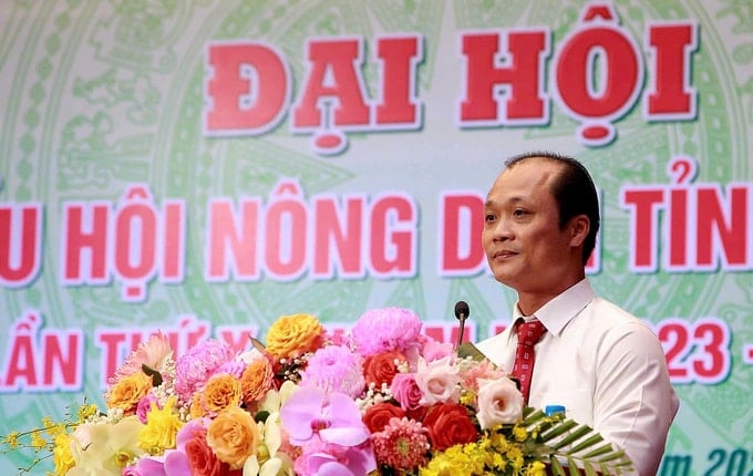 Mr. Nguyen Tuan Anh has just been appointed as Director of the Department of Agriculture and Environment of Dong Nai province. Photo: Hoang Phuc.