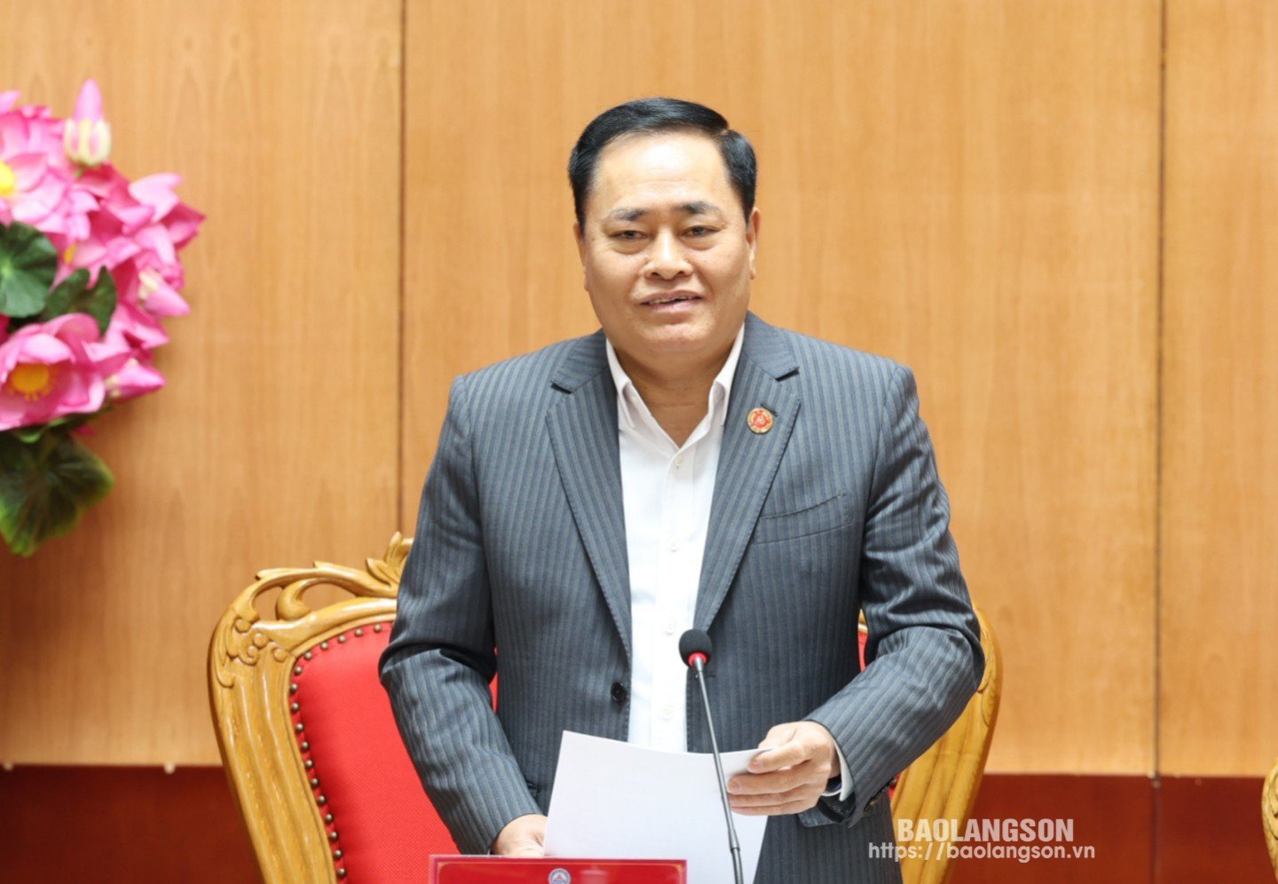 Comrade Ho Tien Thieu, Deputy Secretary of the Provincial Party Committee, Chairman of the Provincial People's Committee concluded the contents at the meeting.