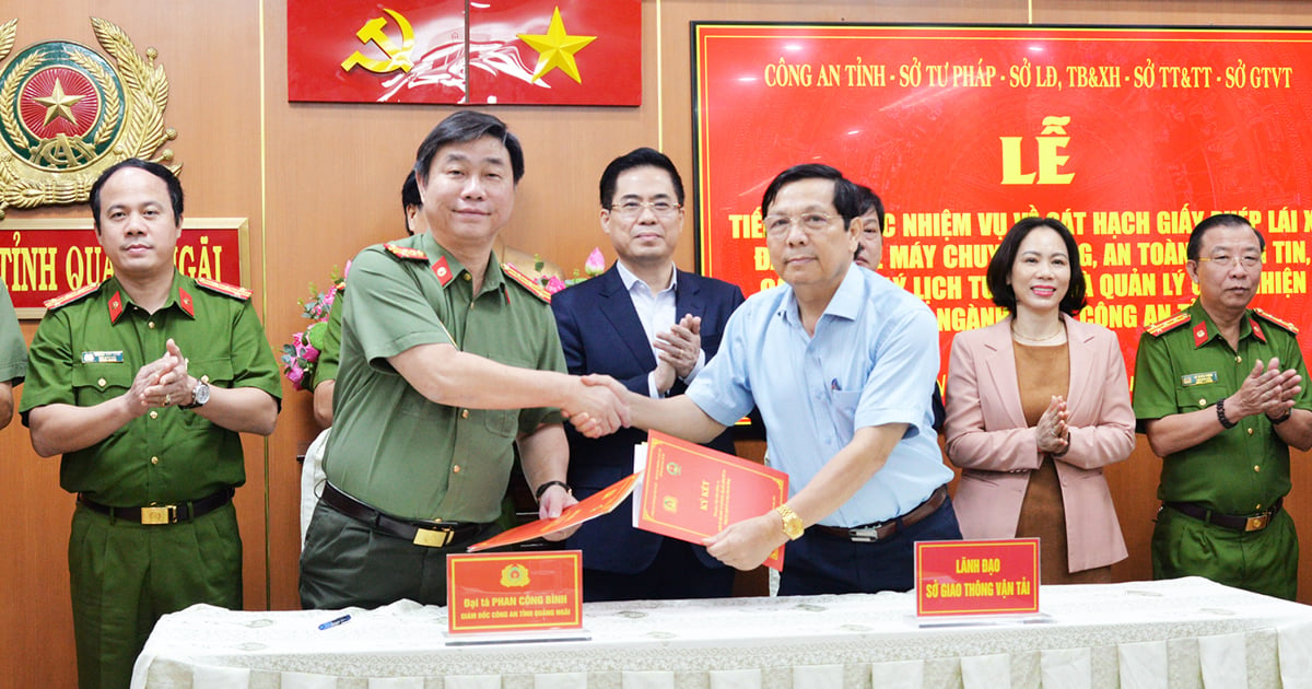 From March 1, Quang Ngai Provincial Police added 4 new functions and tasks