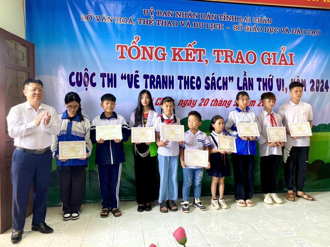 Lai Chau Provincial Department of Culture, Sports and Tourism issued the Plan to Organize the 7th "Drawing Pictures from Books" Contest in 2025