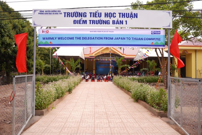 Plan International mang lớp học kiên cố đến với học sinh có hoàn cảnh khó khăn tại Quảng Trị