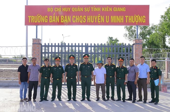 Putting into use shooting range in U Minh Thuong district