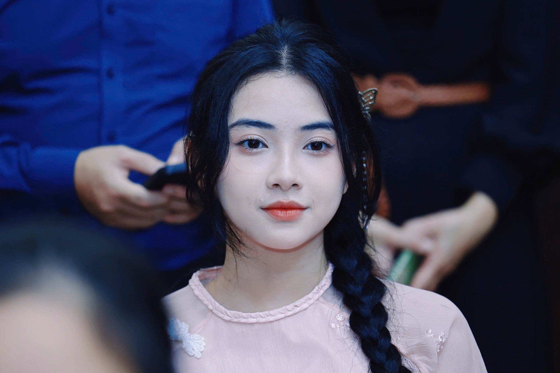 La beauté de l'égérie Hue lors de la journée de recrutement de Miss Vietnam 2024 photo 4