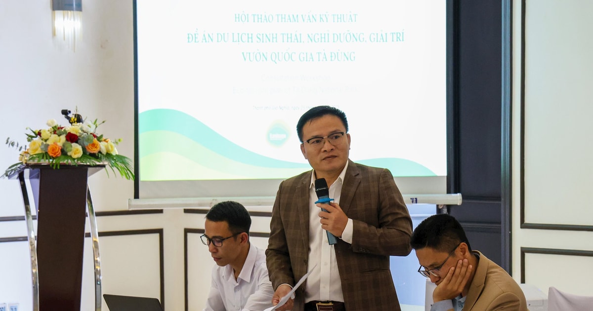 การประชุมเชิงปฏิบัติการปรึกษาหารือโครงการท่องเที่ยวเชิงนิเวศอุทยานแห่งชาติตาดุง