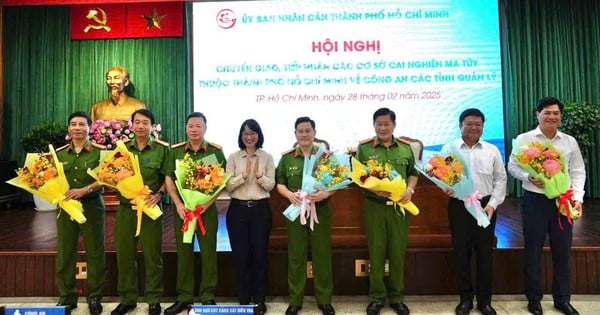 Ho Chi Minh City Police officially receive drug rehabilitation facilities