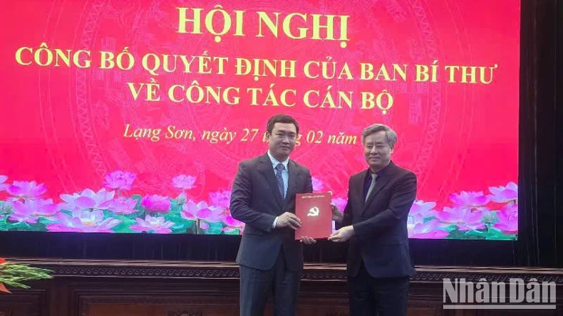 Comrade Nguyen Canh Toan holds the position of Deputy Secretary of Lang Son Provincial Party Committee photo 2