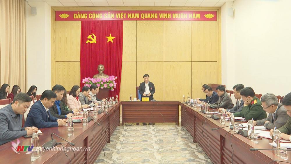 Meeting of the Organizing Committee of the Patriotic Emulation Congress of Nghe An province for the period 2020 - 2025