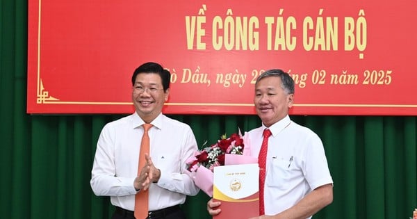 El director del Departamento de Finanzas de Tay Ninh se convierte en secretario del Comité del Partido del Distrito de Go Dau