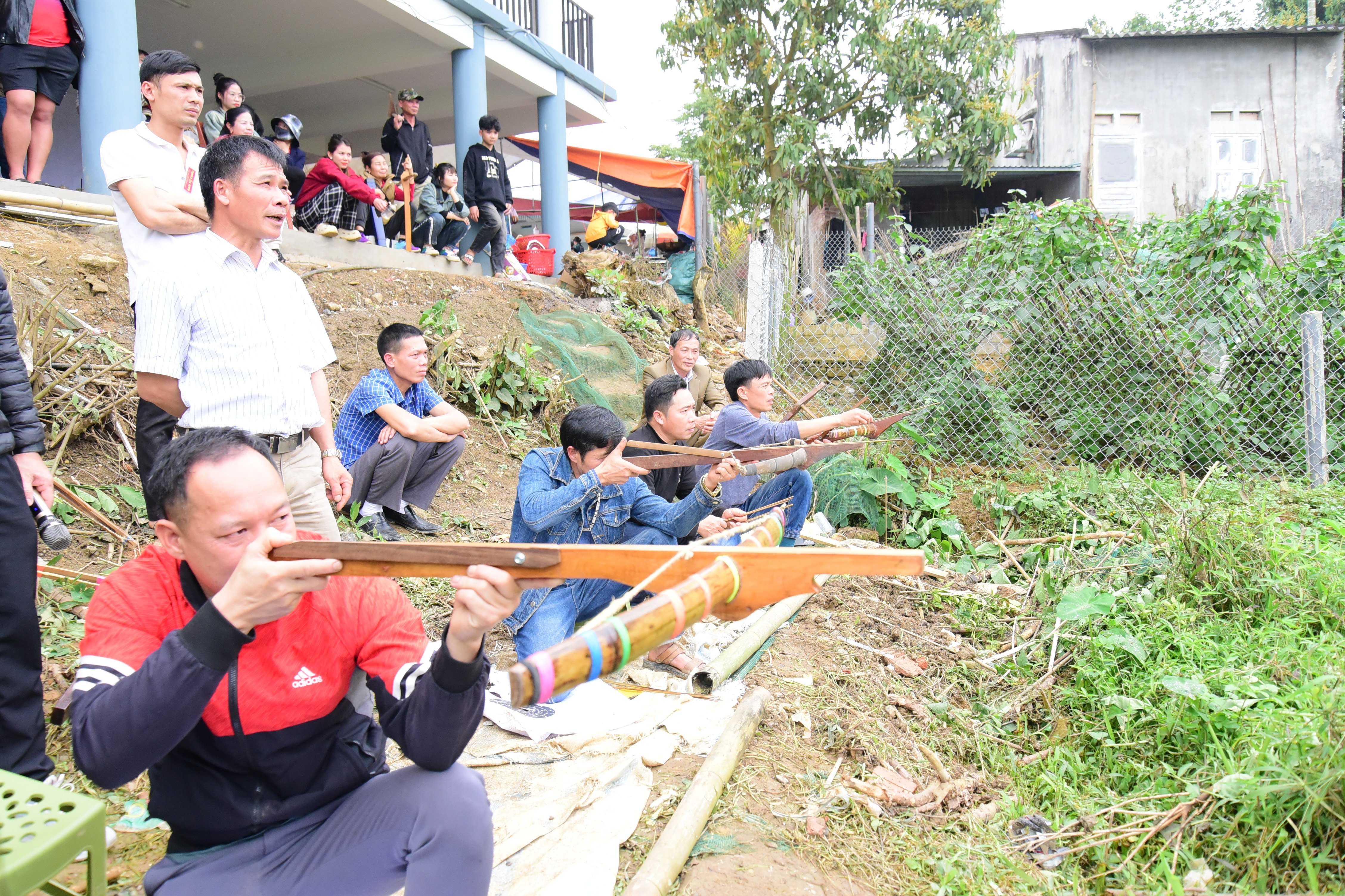 Festival tradicional de la casa comunal de Ngoc Tan, comuna de Ngoc Quan, 2025