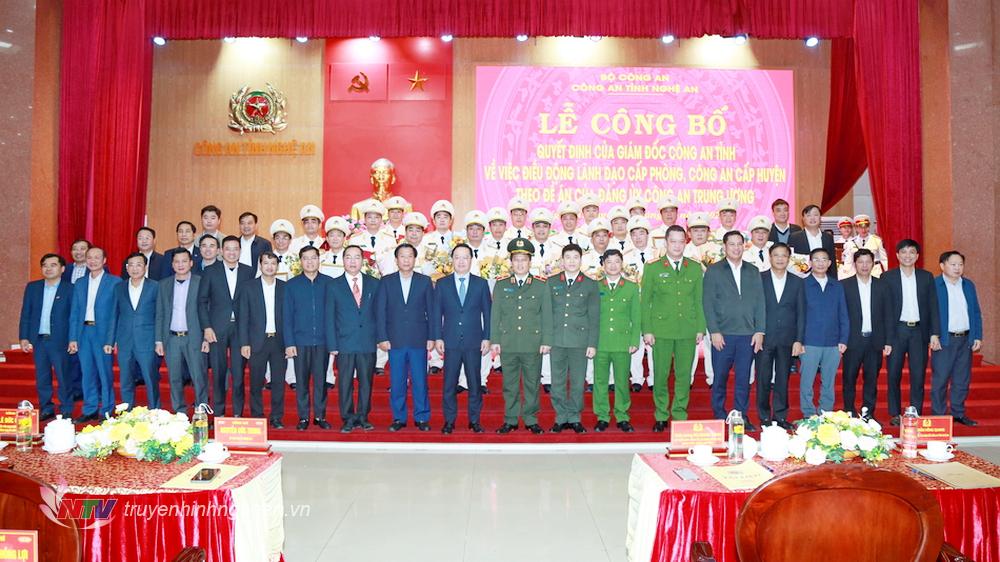 Nghe An Police announced decision on personnel work