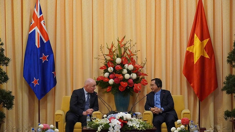 Neuseelands Premierminister Christopher Luxon besucht Ho-Chi-Minh-Stadt