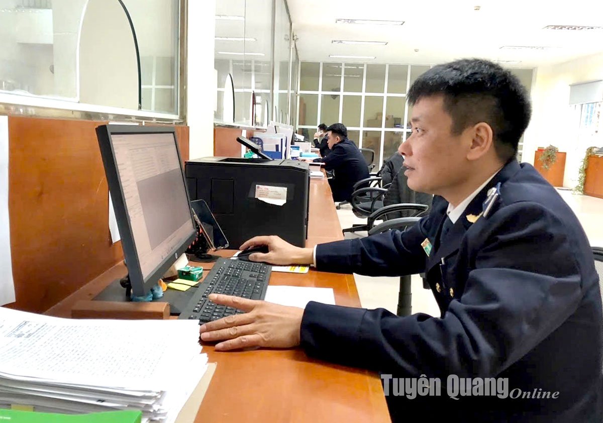 Tuyen Quang Customs Branch has made efforts from the beginning of the year