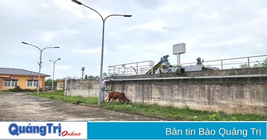 Après plus de 7 ans de construction et 7 extensions, la station de traitement des eaux usées de Quan Ngang ne peut toujours pas fonctionner.