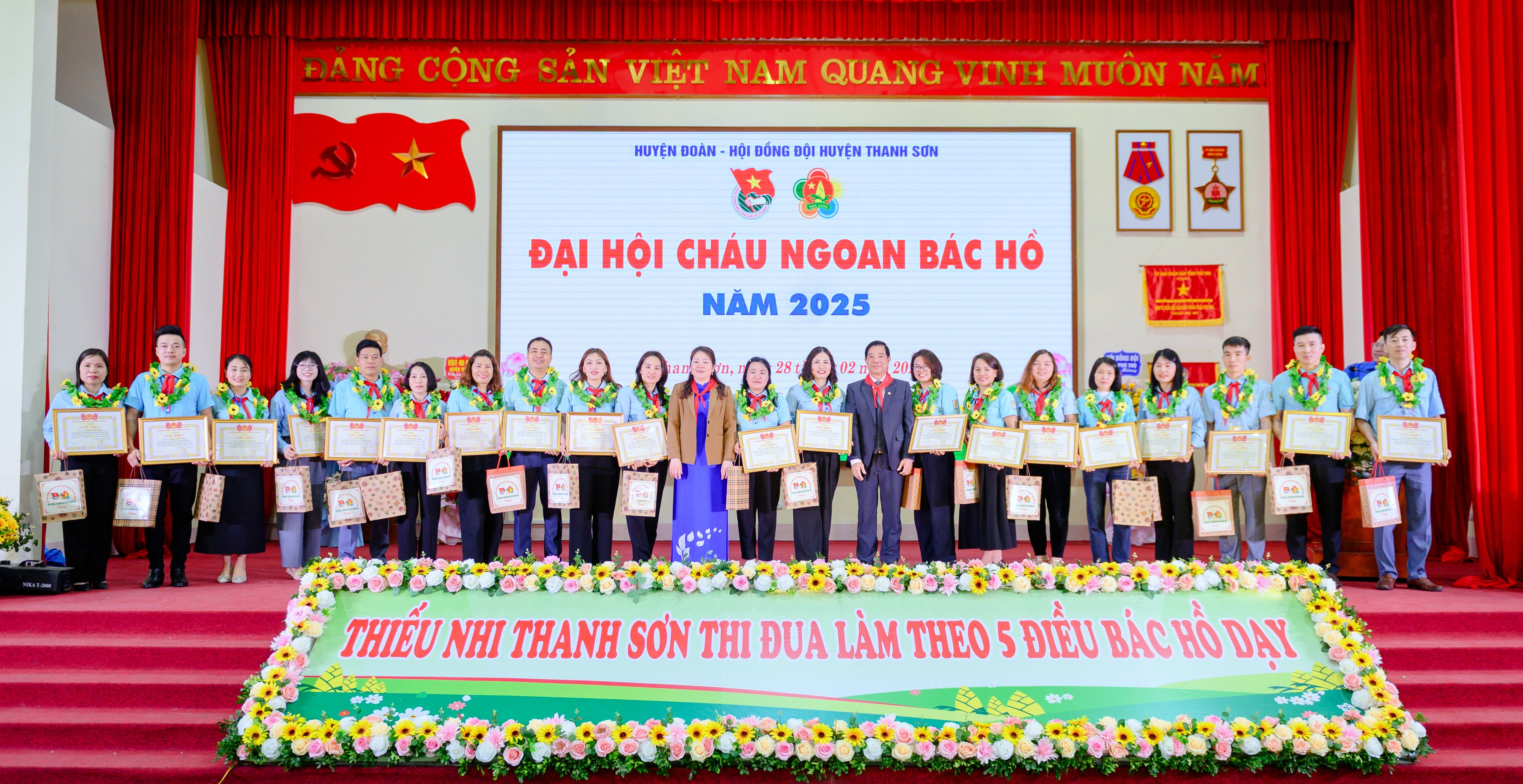 Đại hội Cháu ngoan Bác Hồ huyện Thanh Sơn năm 2025