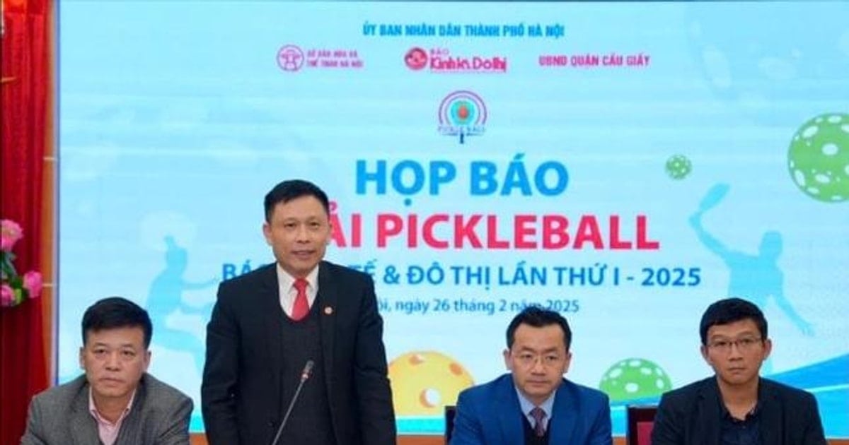 Khoảng 500 vận động viên tham dự Giải Pickleball Báo Kinh tế và Đô thị...