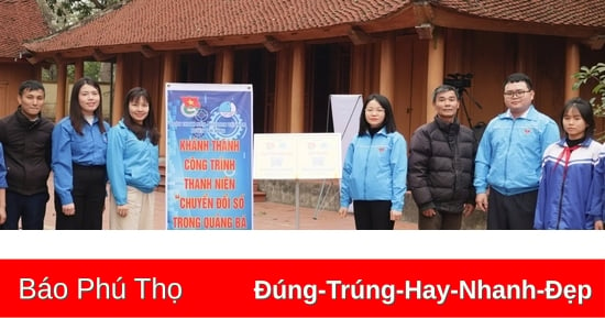 Khánh thành công trình “Thanh niên chuyển đổi số trong quảng bá du lịch, di sản văn hóa”