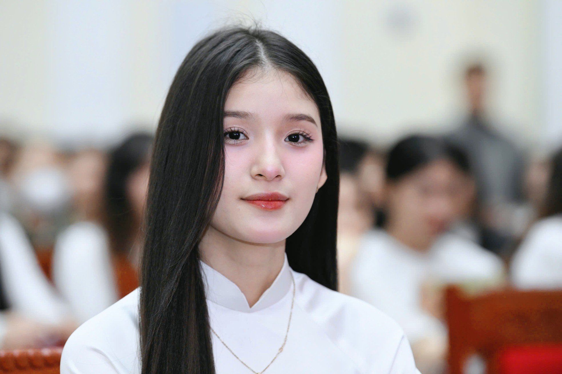 La beauté de l'égérie Hue lors de la journée de recrutement de Miss Vietnam 2024 photo 6