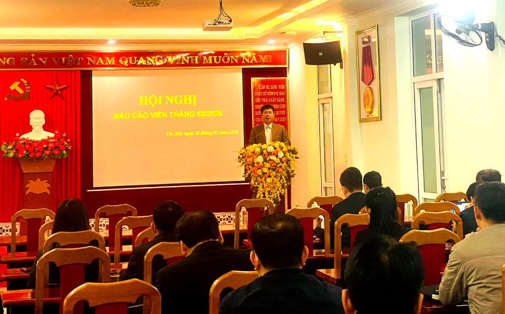 Party Committee of Yen Bai Provincial Party Agencies organized a Reporter Conference