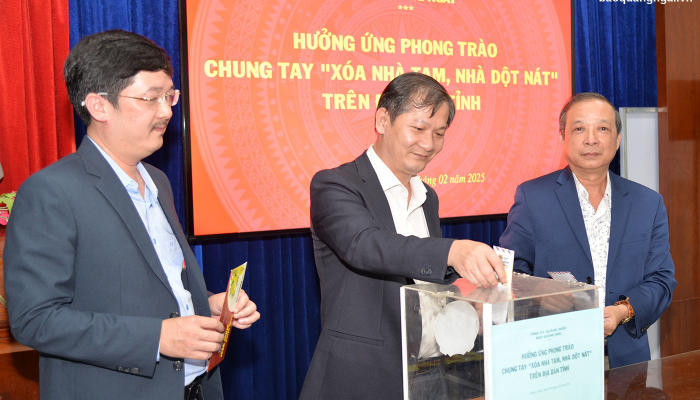 Quang Ngai responds to the movement to join hands to eliminate temporary and leaky houses