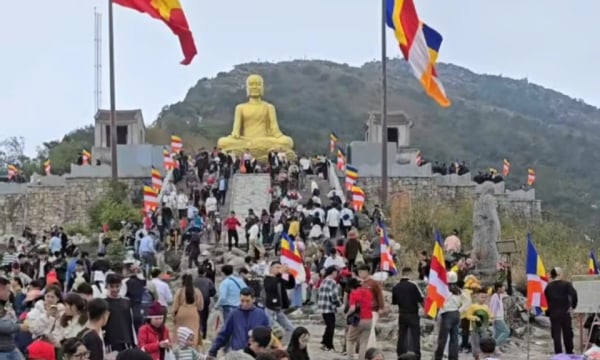 Während der fünf Tage des Tet-Festes begrüßte Yen Tu 63.239 Besucher