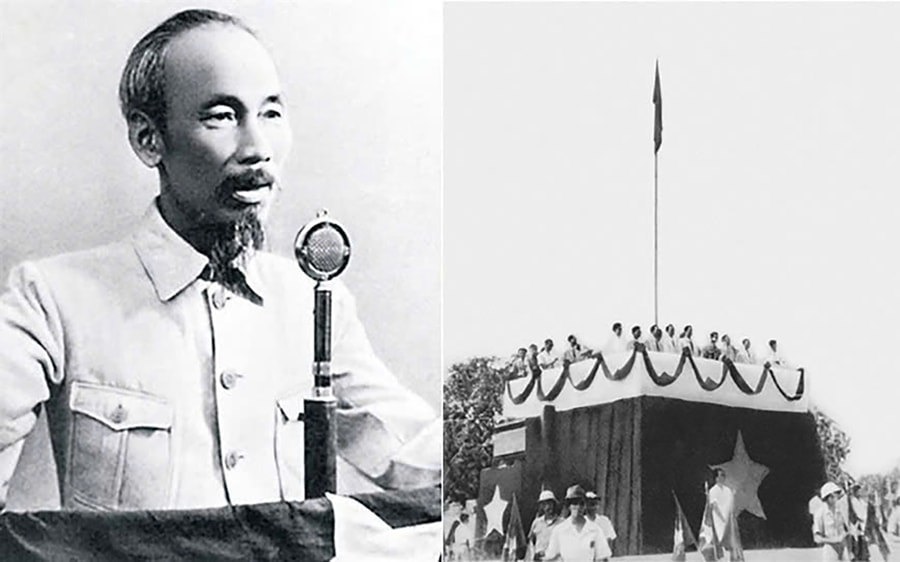 On September 2, 1945, at Ba Dinh Square, President Ho Chi Minh read the Declaration of Independence, giving birth to the Democratic Republic of Vietnam (now the Socialist Republic of Vietnam). From then on, a new era for the nation was opened - the era of independence, freedom and socialism. Photo: VNA