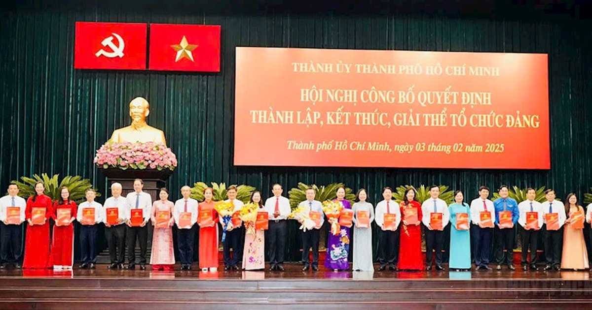 M. Nguyen Thanh Nghi a reçu une nouvelle affectation au sein du Comité du Parti des agences du Parti de Ho Chi Minh-Ville.